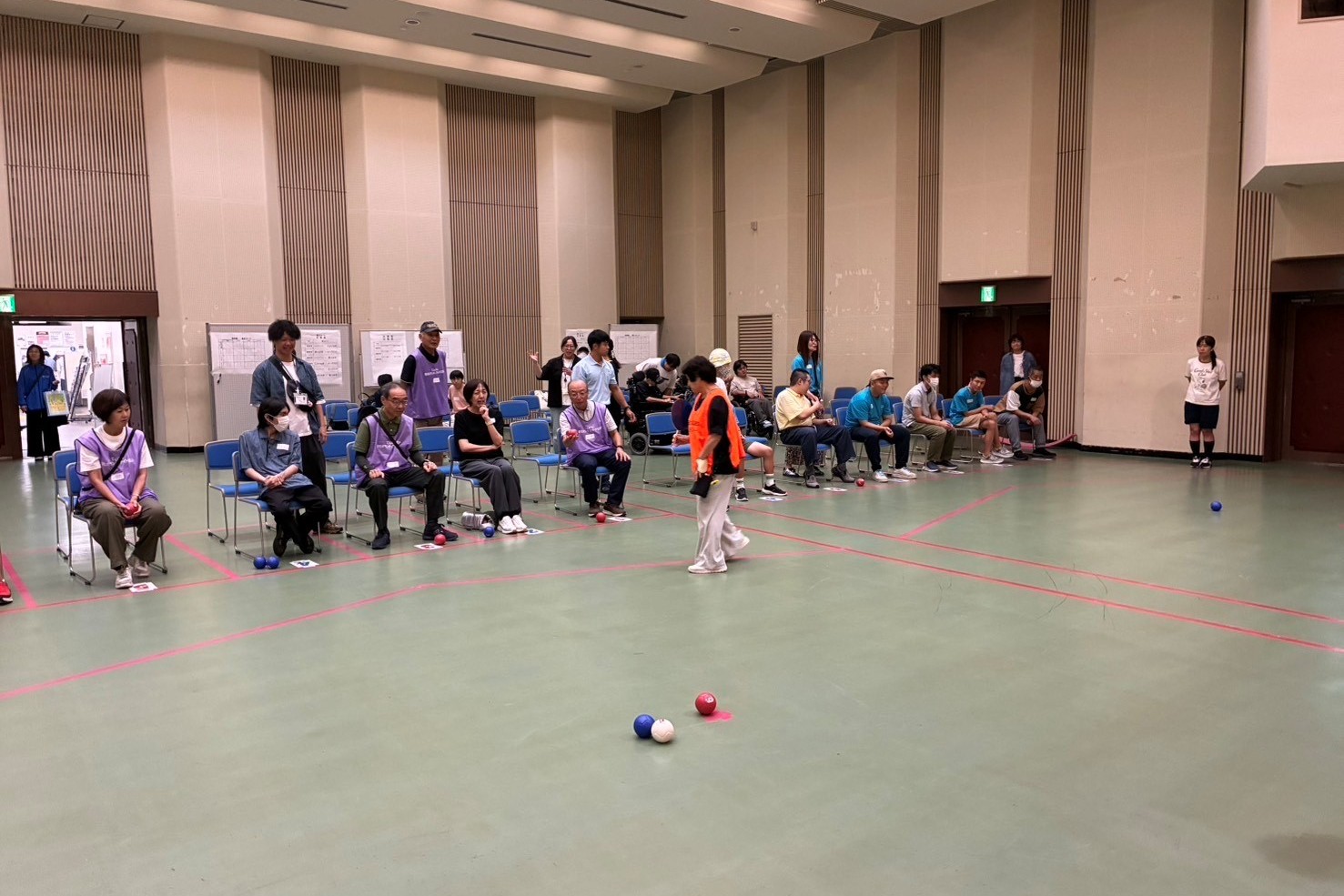 ボッチャの試合模様1