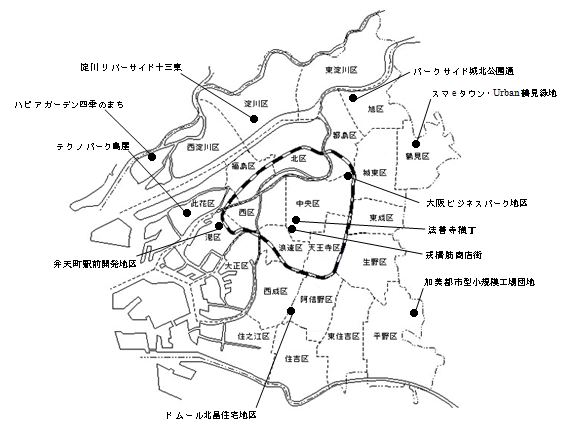建築協定の位置図