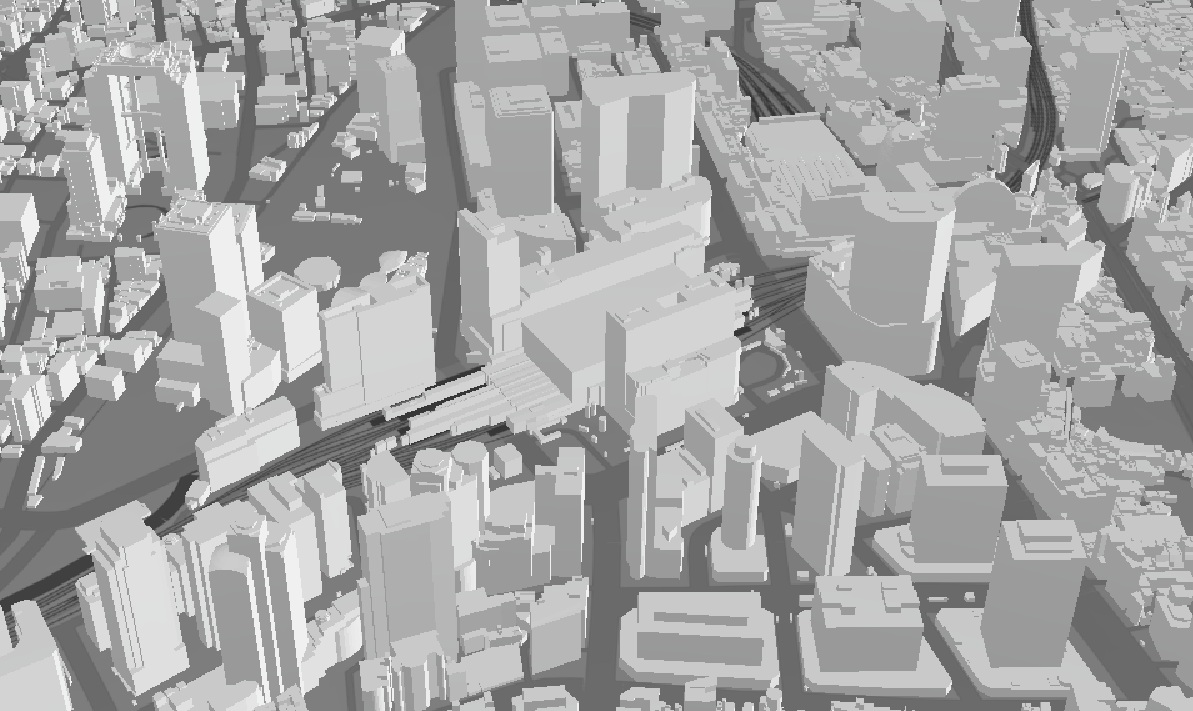 3D都市モデルの画像