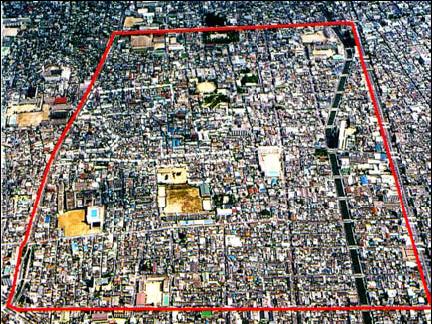 生野区南部地区の航空写真
