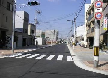 都市計画道路の写真
