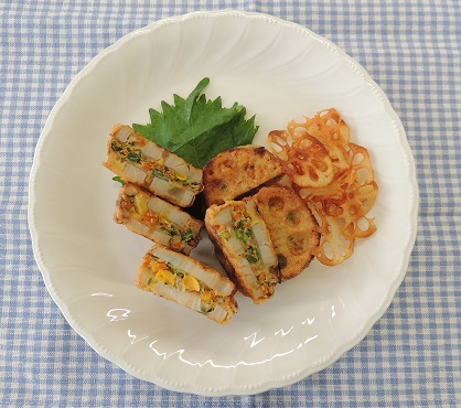 れんこんはさみ揚げ