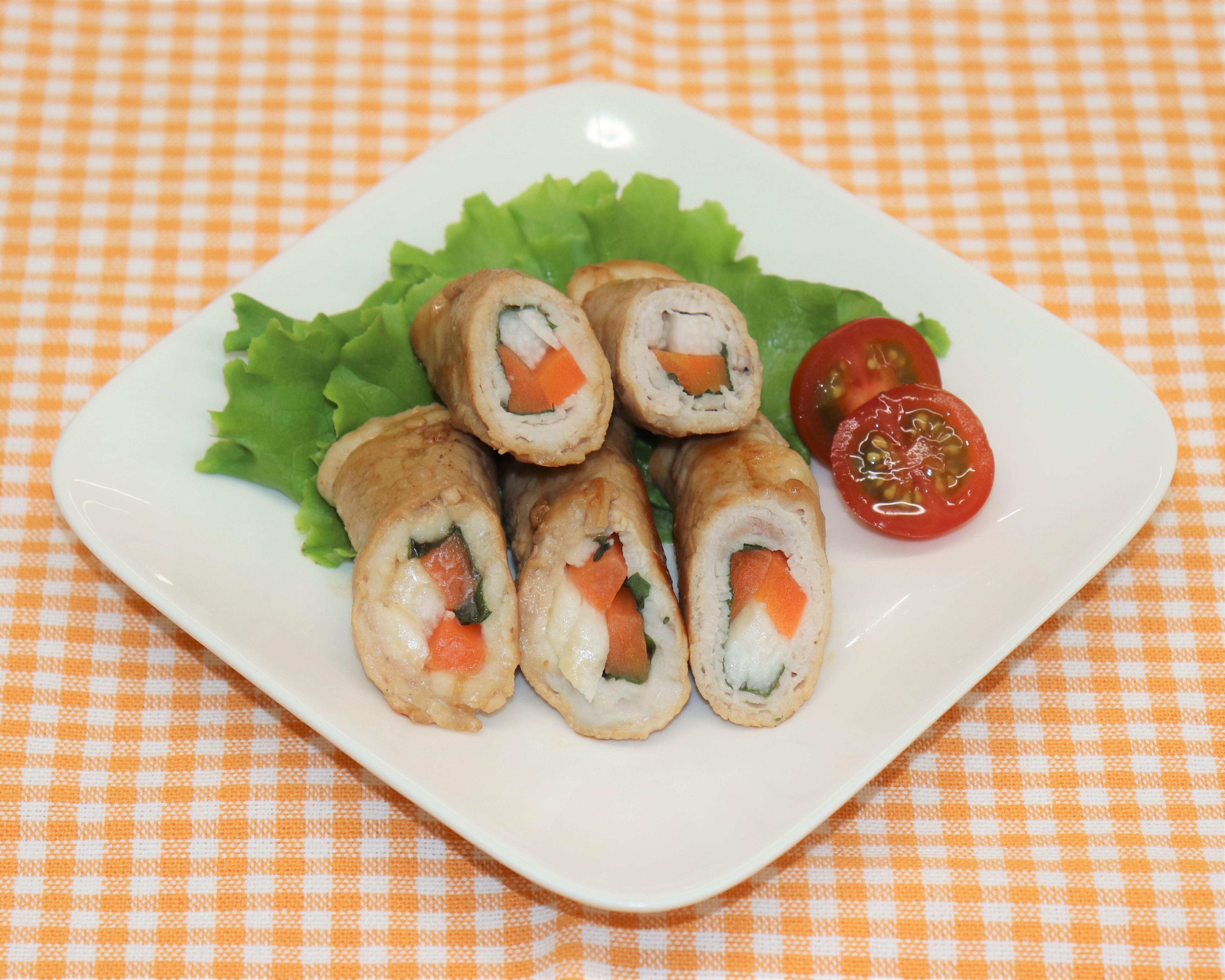 豚巻きのさっぱり照り焼き