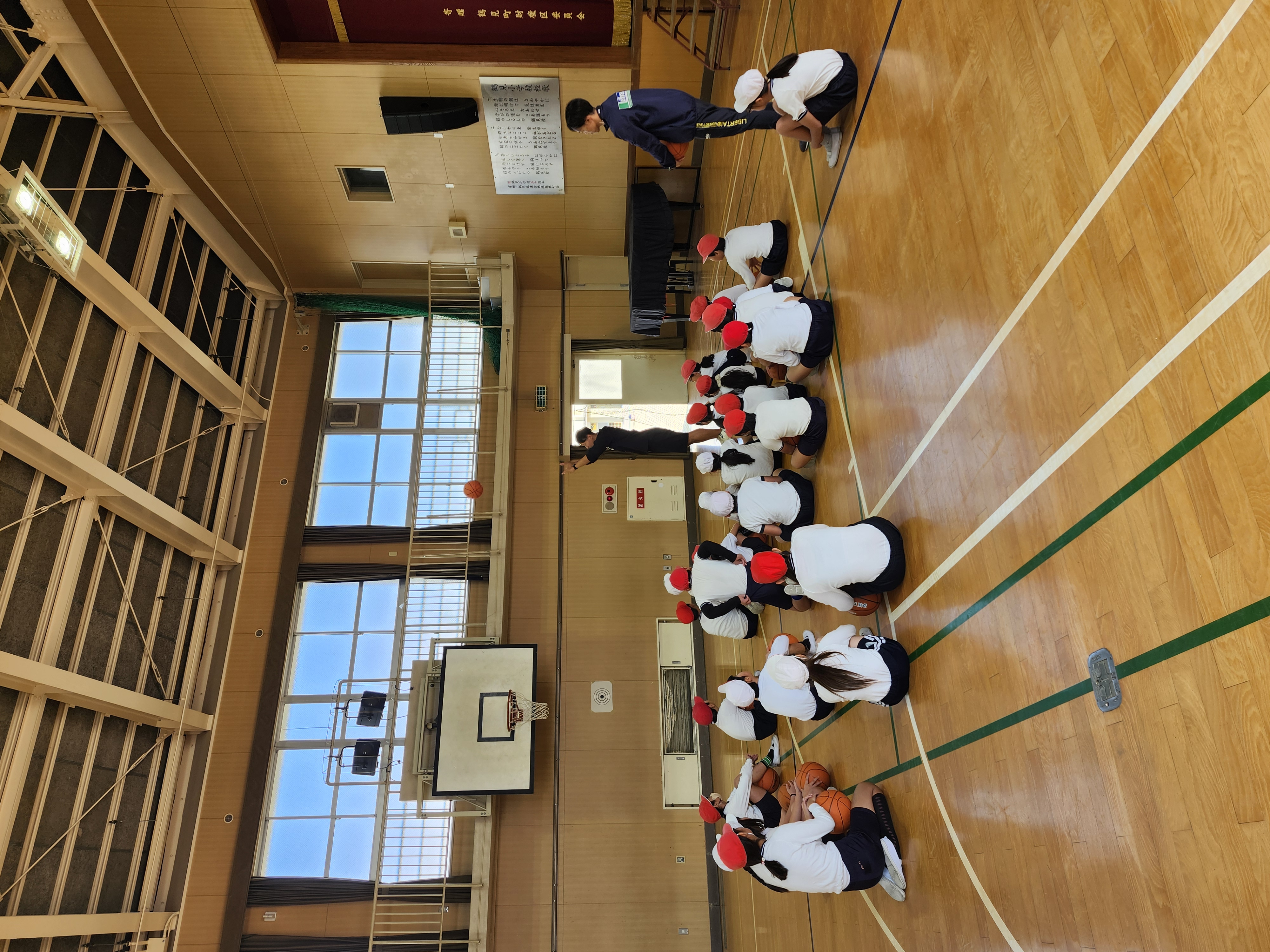 バスケットボール練習