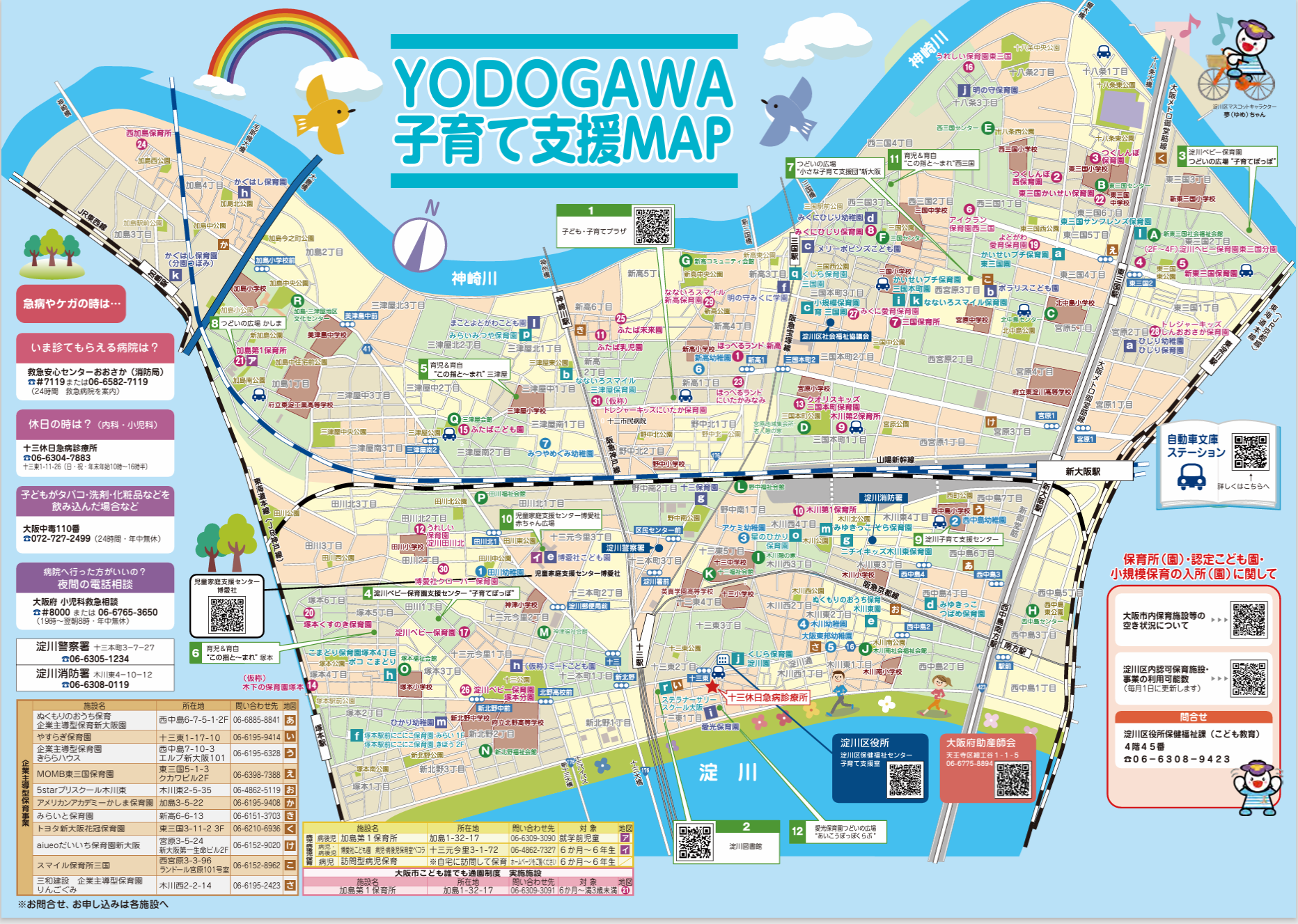 淀川区子育て支援マップ