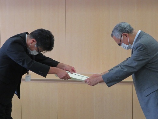 伝達式の様子その1