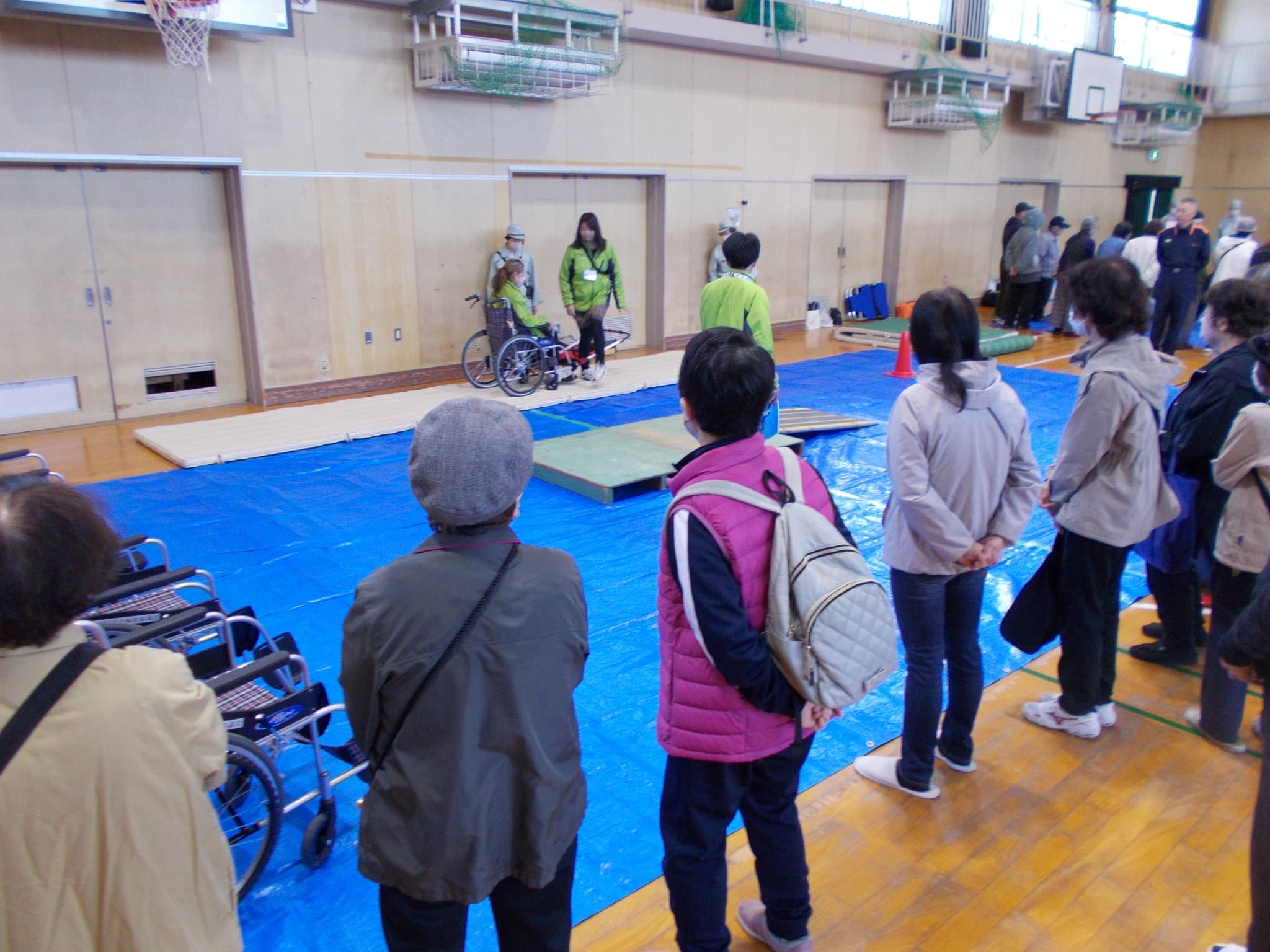 介助訓練の様子