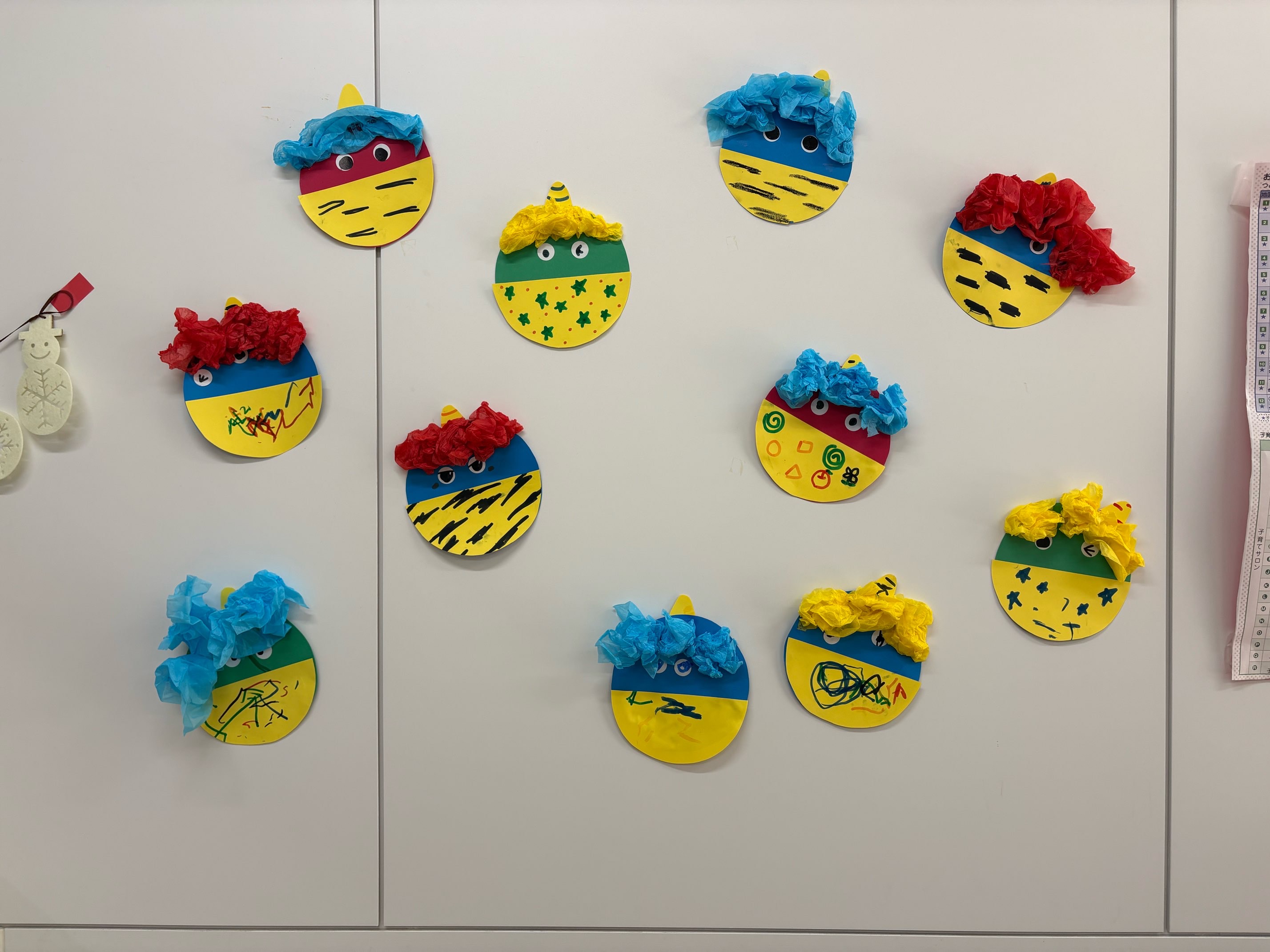 完成した鬼さん