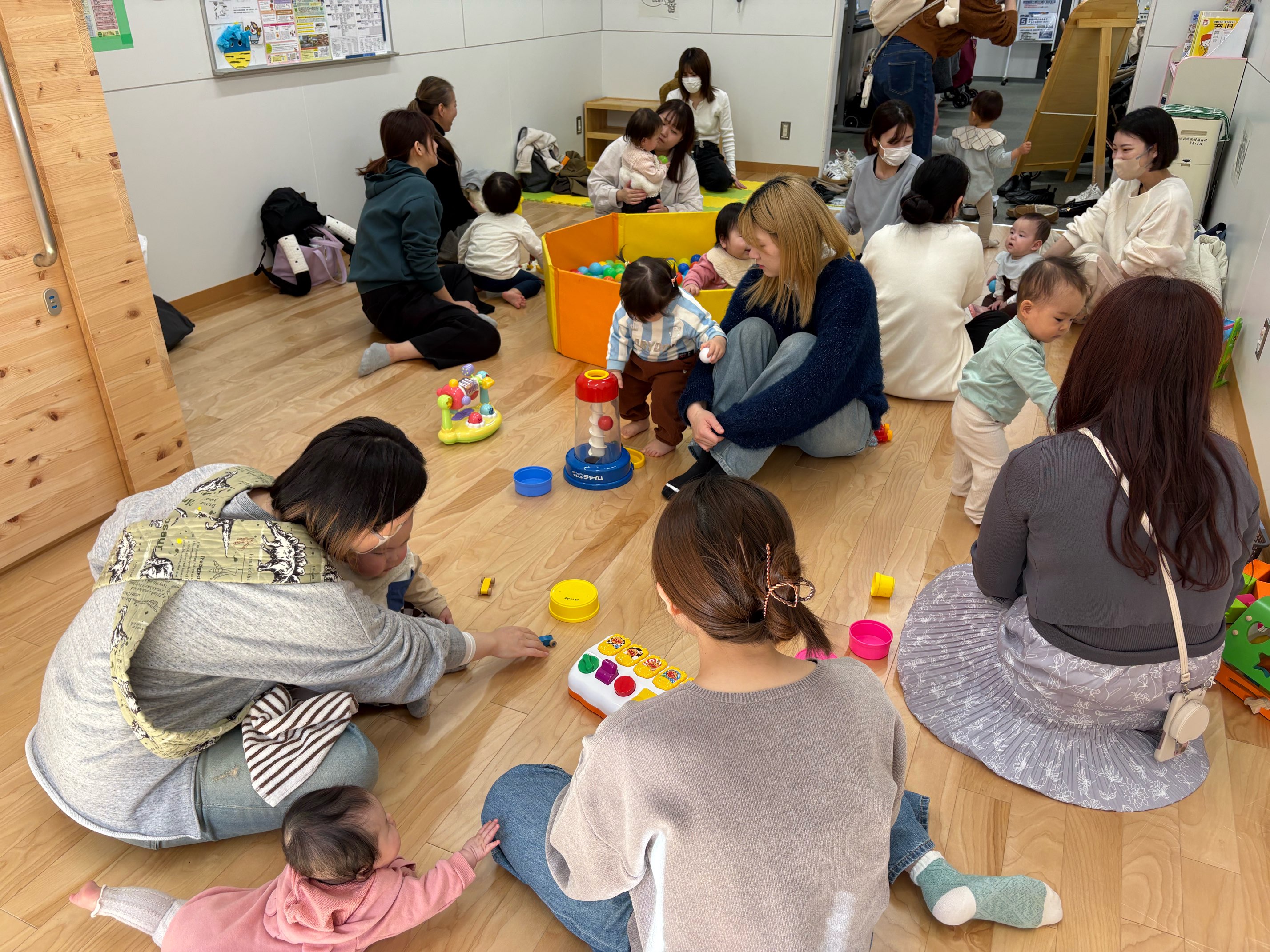 ハッピールームに参加している親子