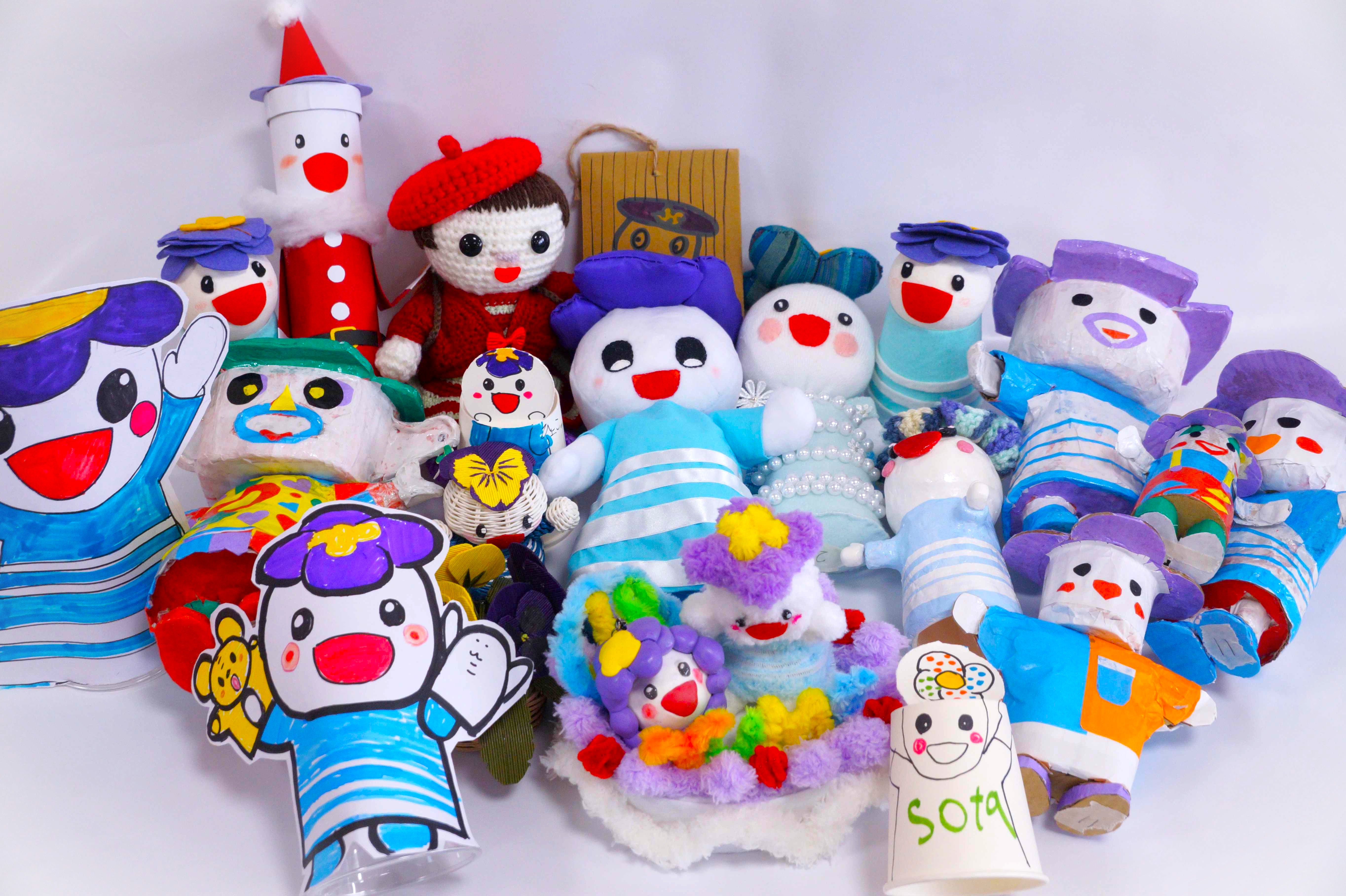 ご応募いただいた夢ちゃんマスコット作品