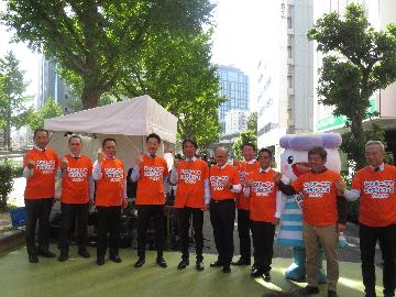 シンオーサカ・ミナミートフェスのオープニングセレモニーの様子