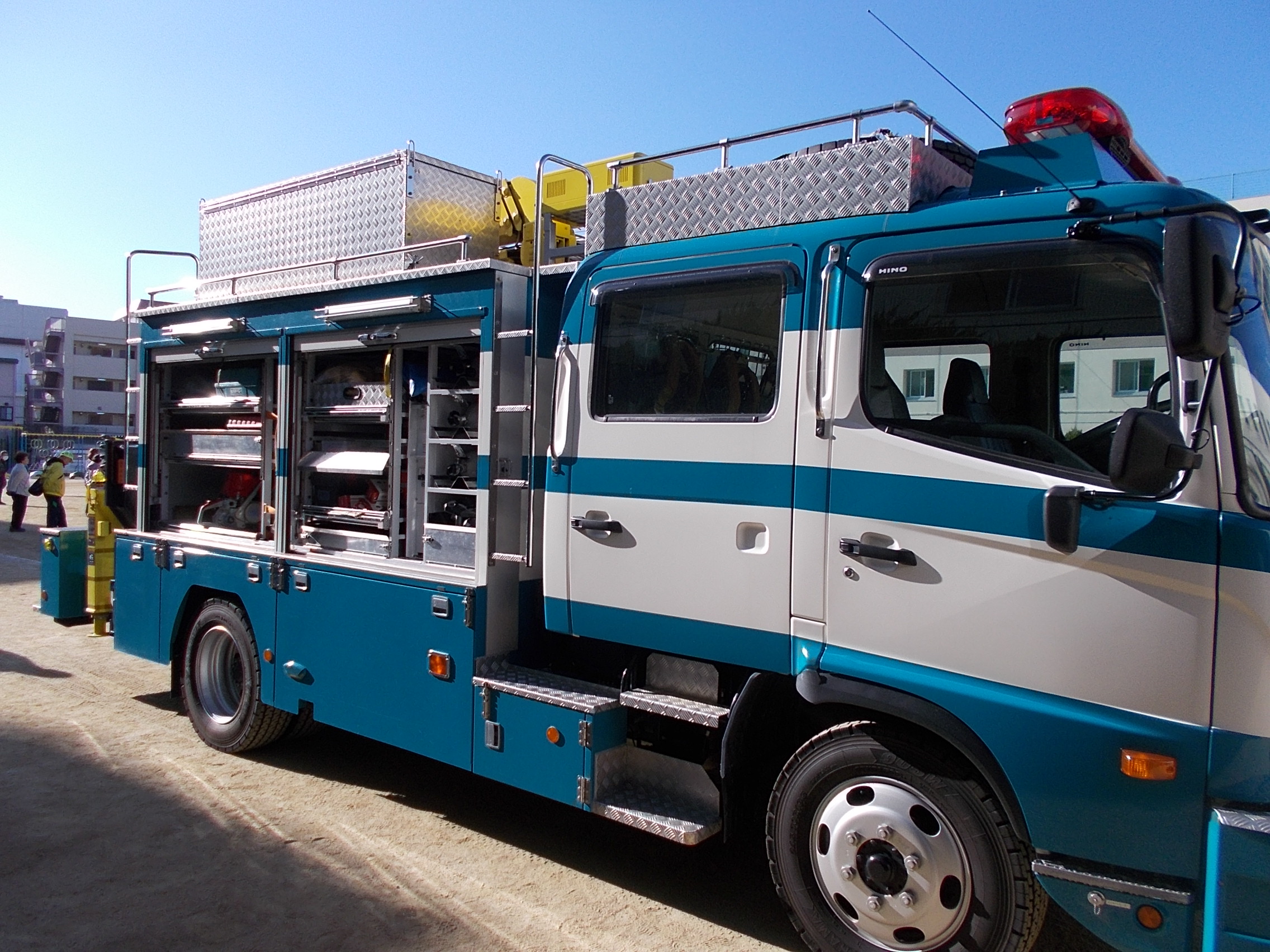 淀川警察展示物のようす