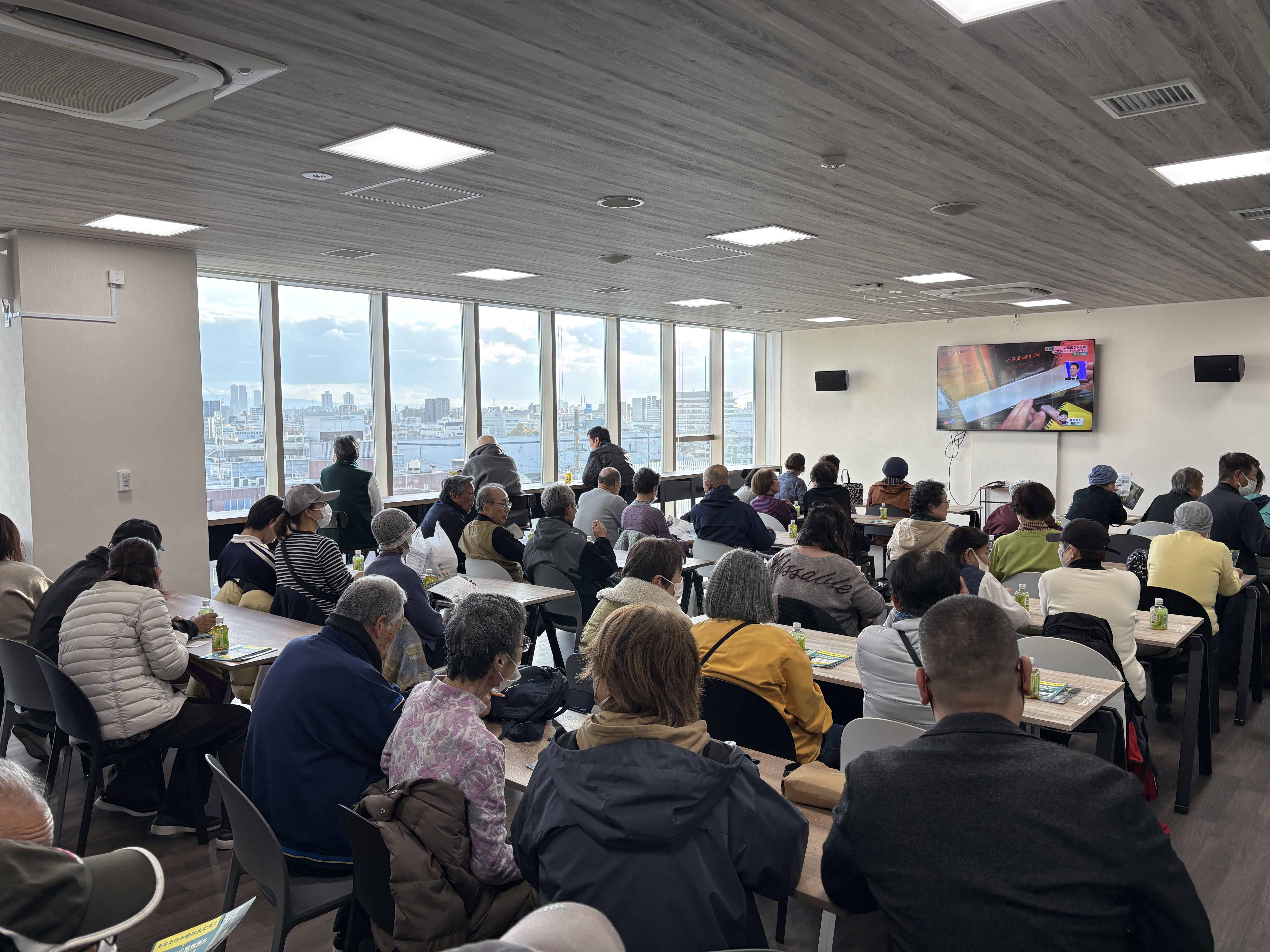 起震車体験の様子