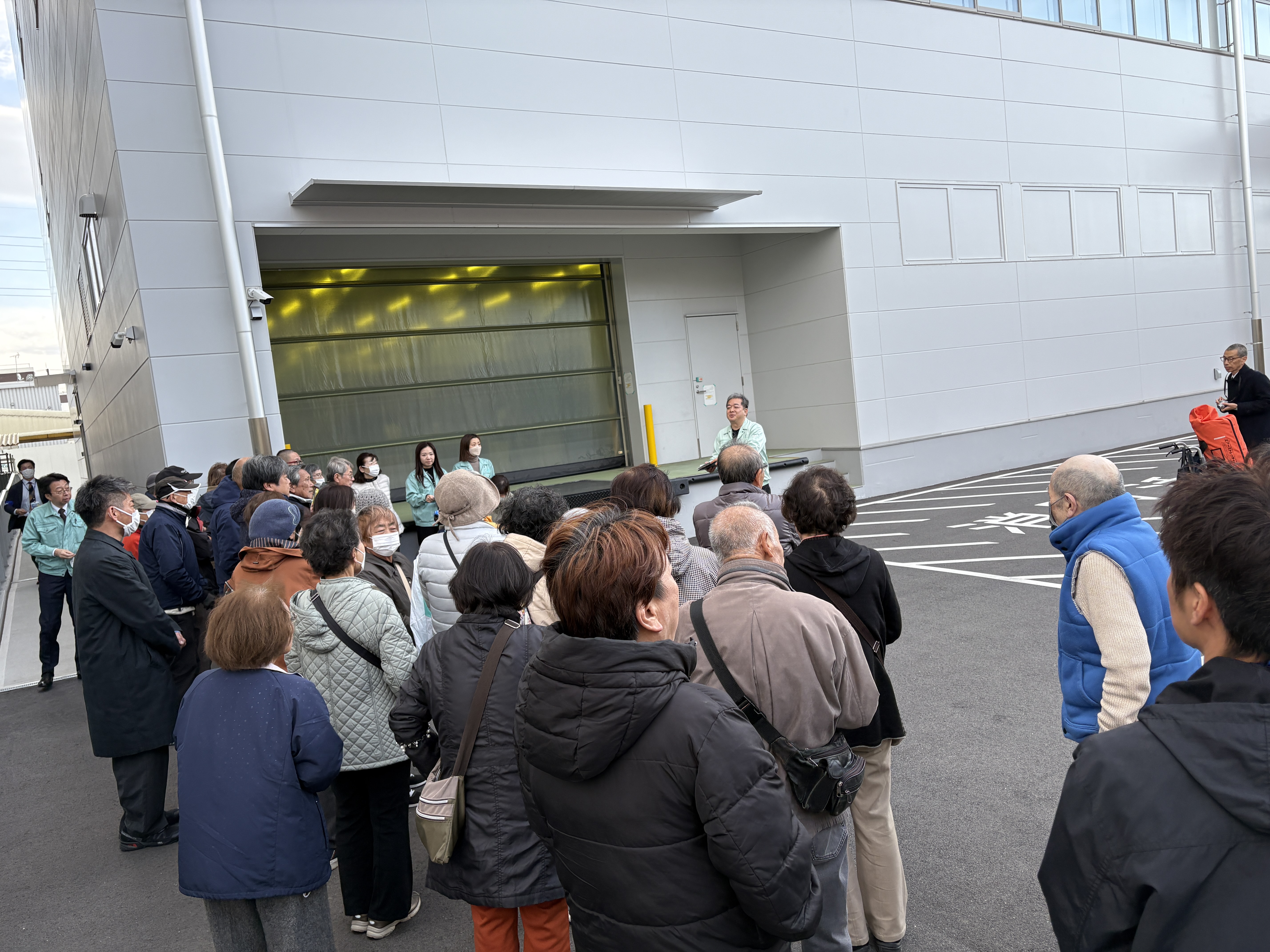 訓練の説明の様子