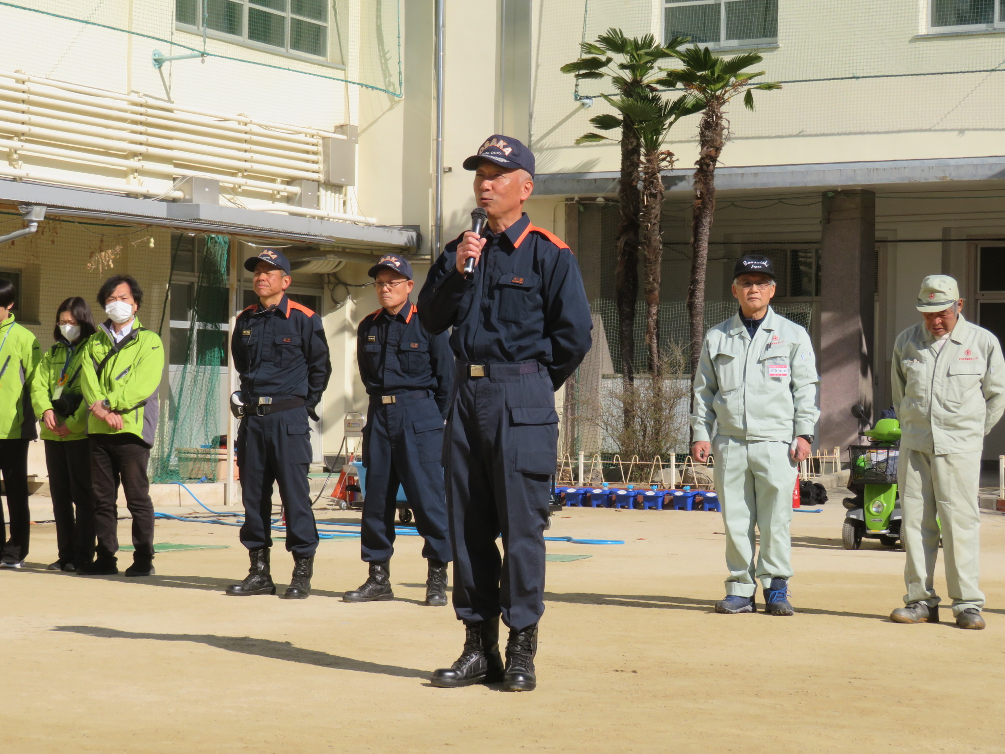 消防署長講評のようす