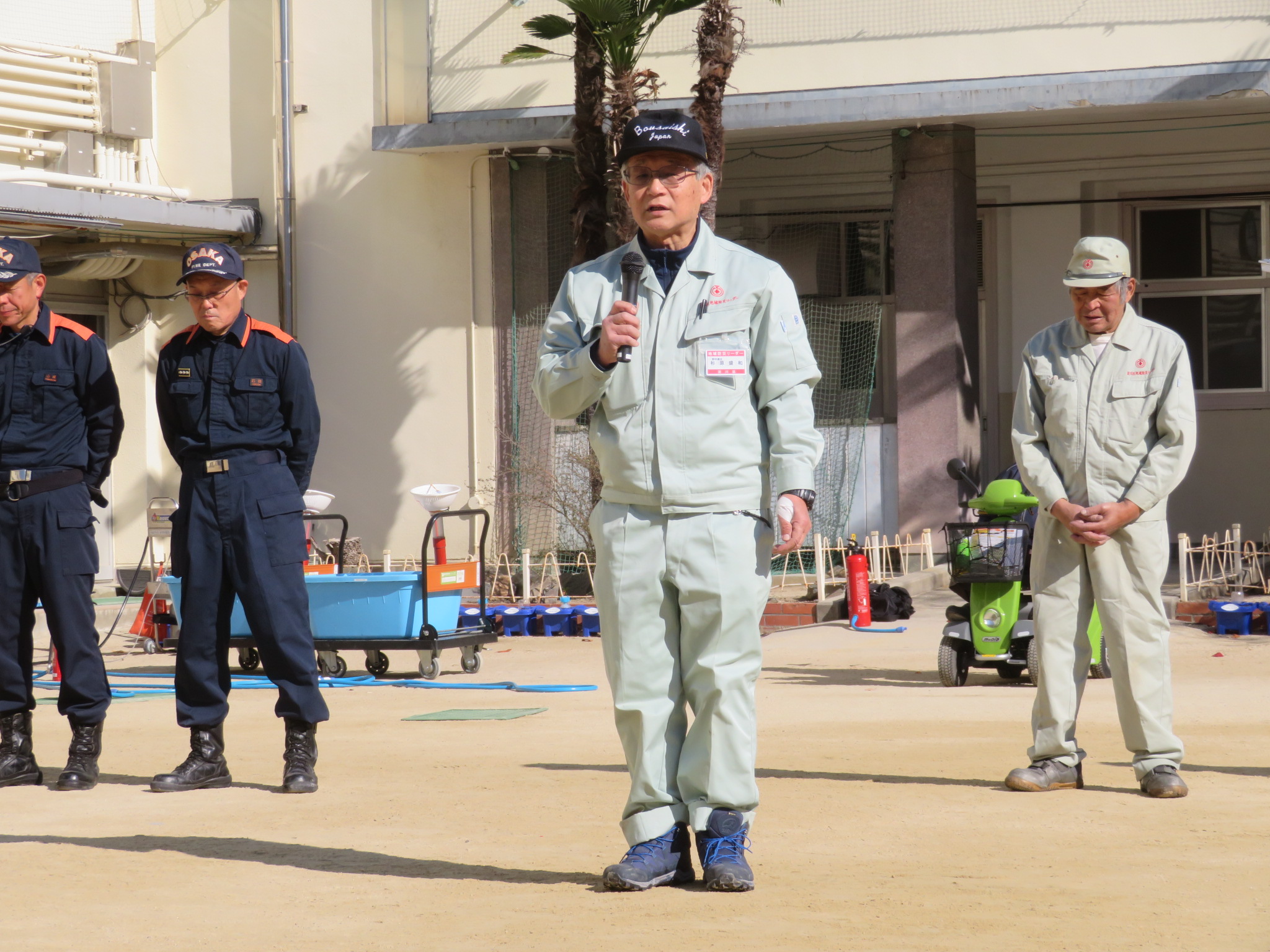 副会長のあいさつのようす