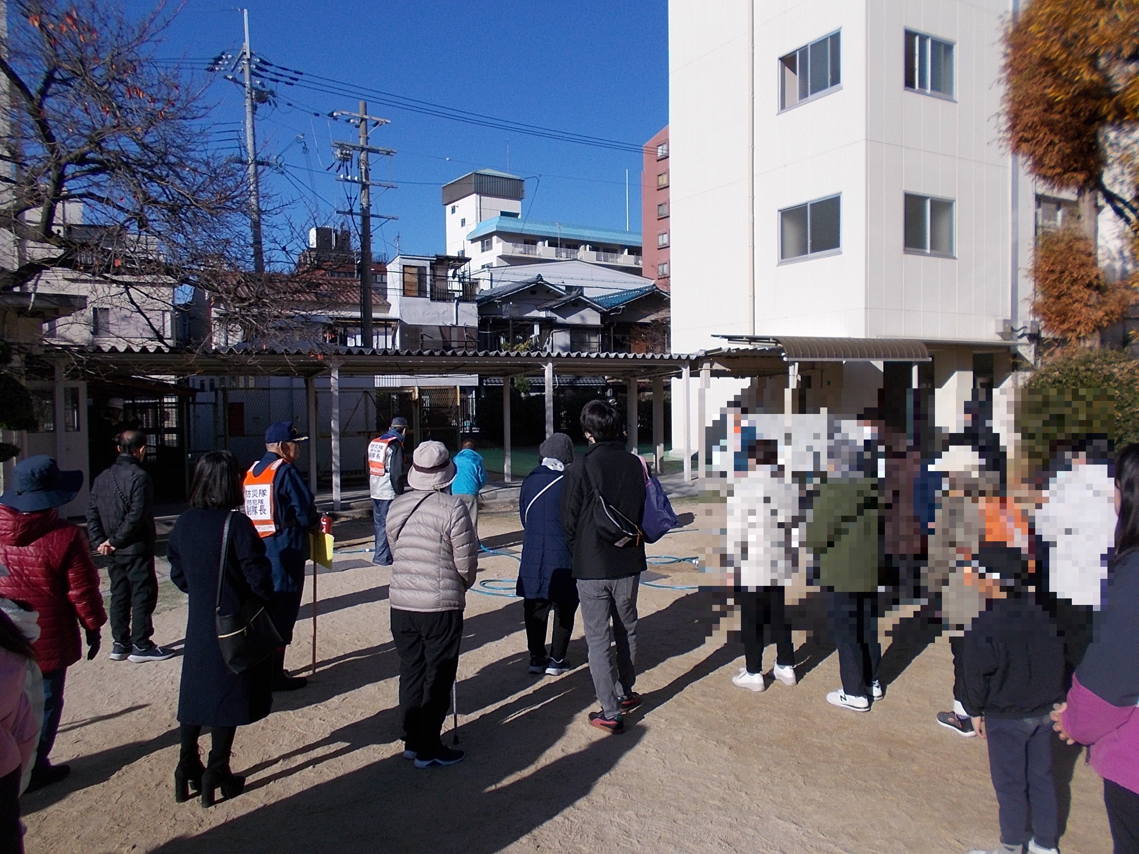 小か訓練の様子