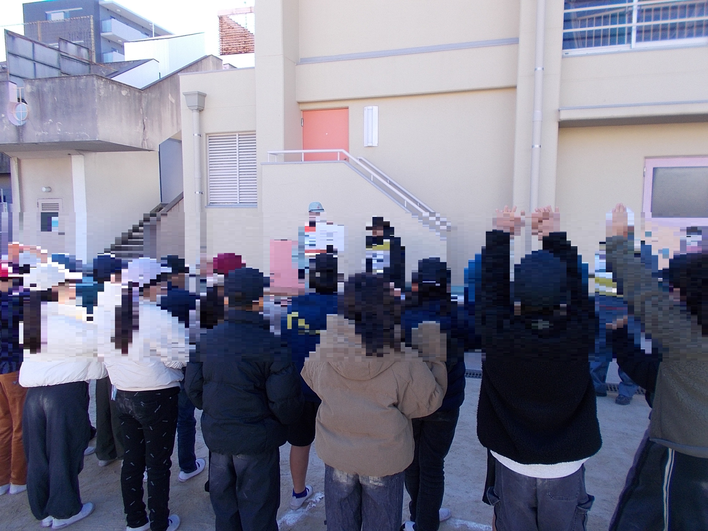 防災クイズの様子