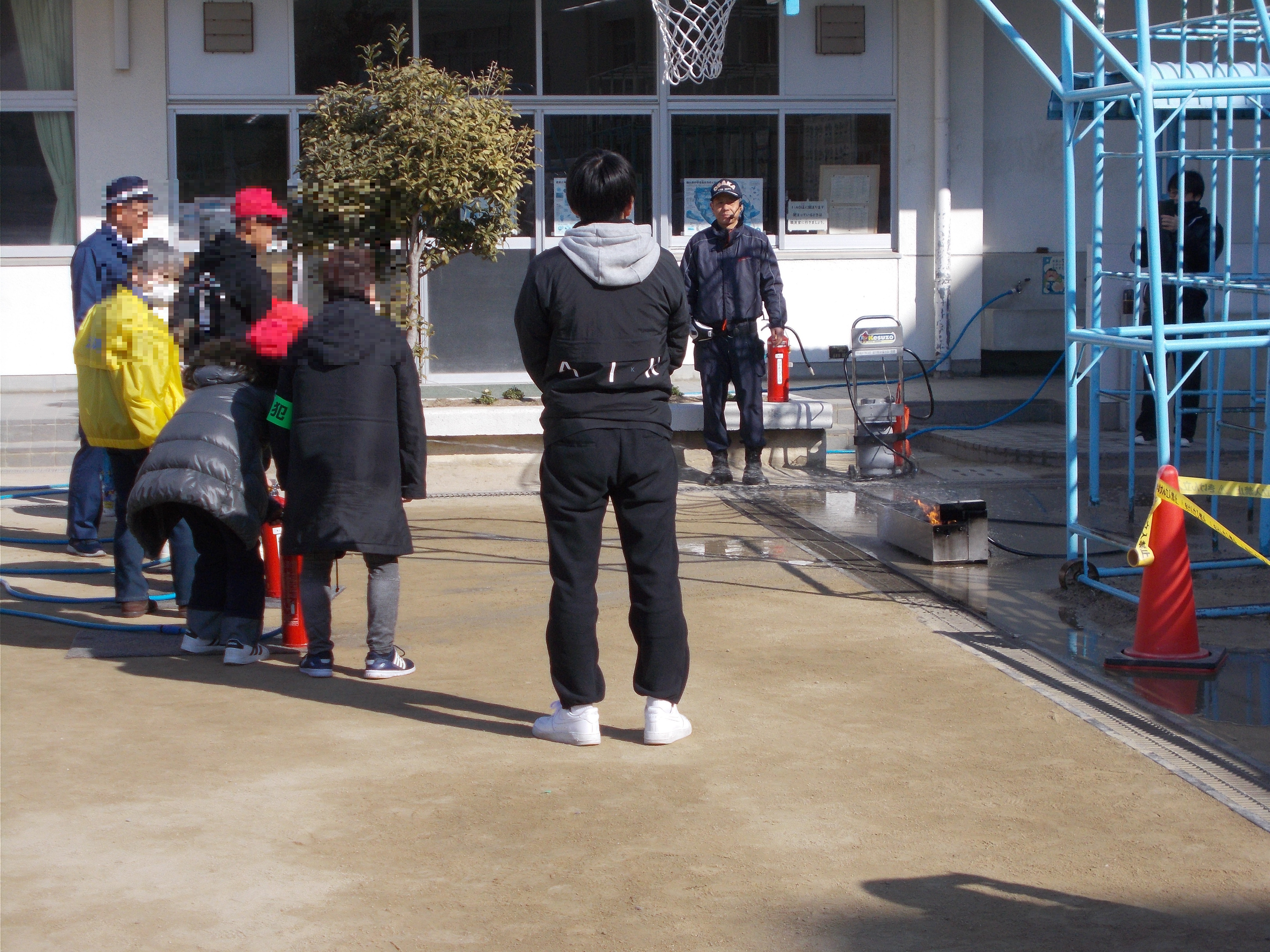 消火訓練の様子