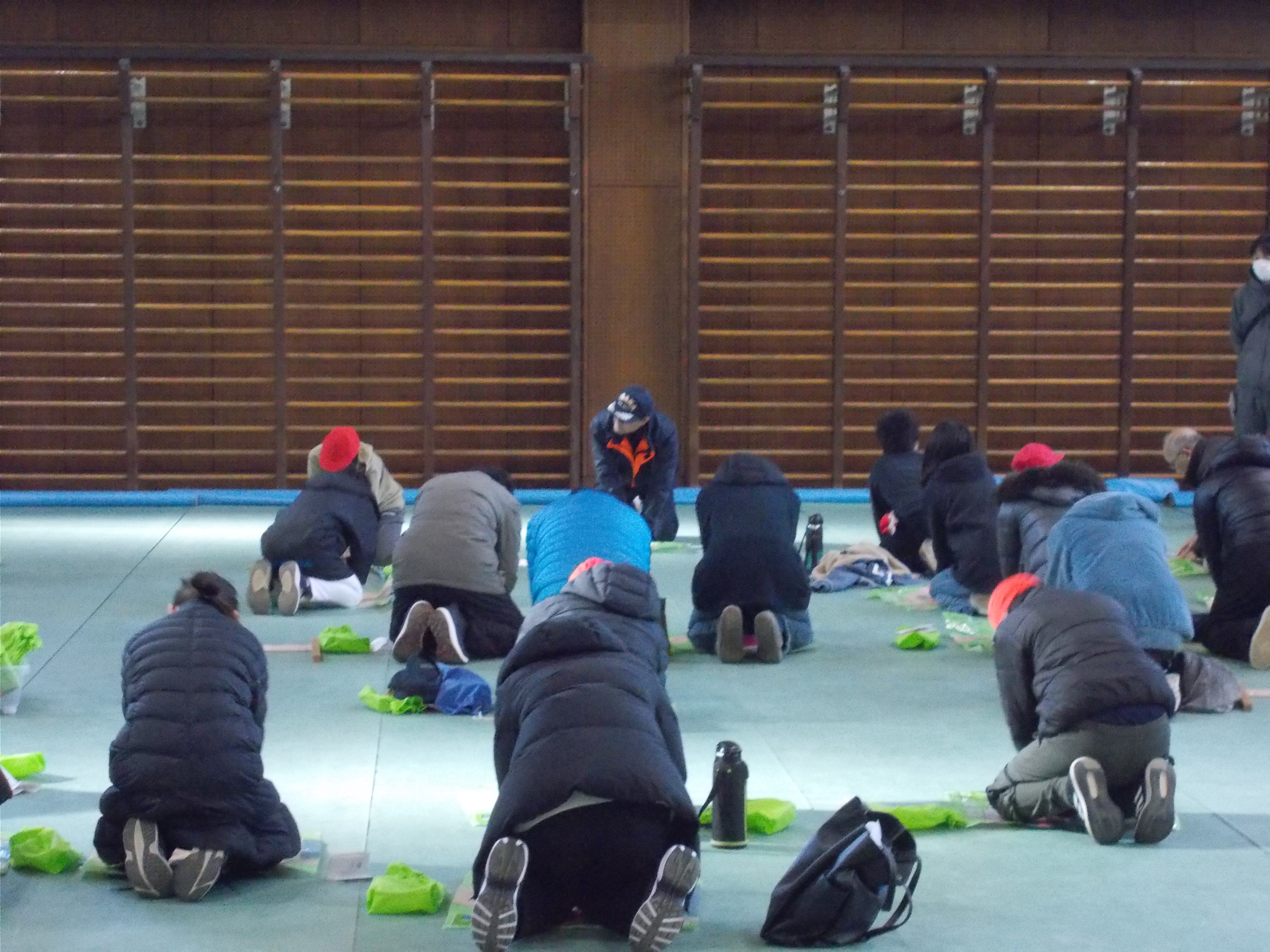 救急救命訓練の様子