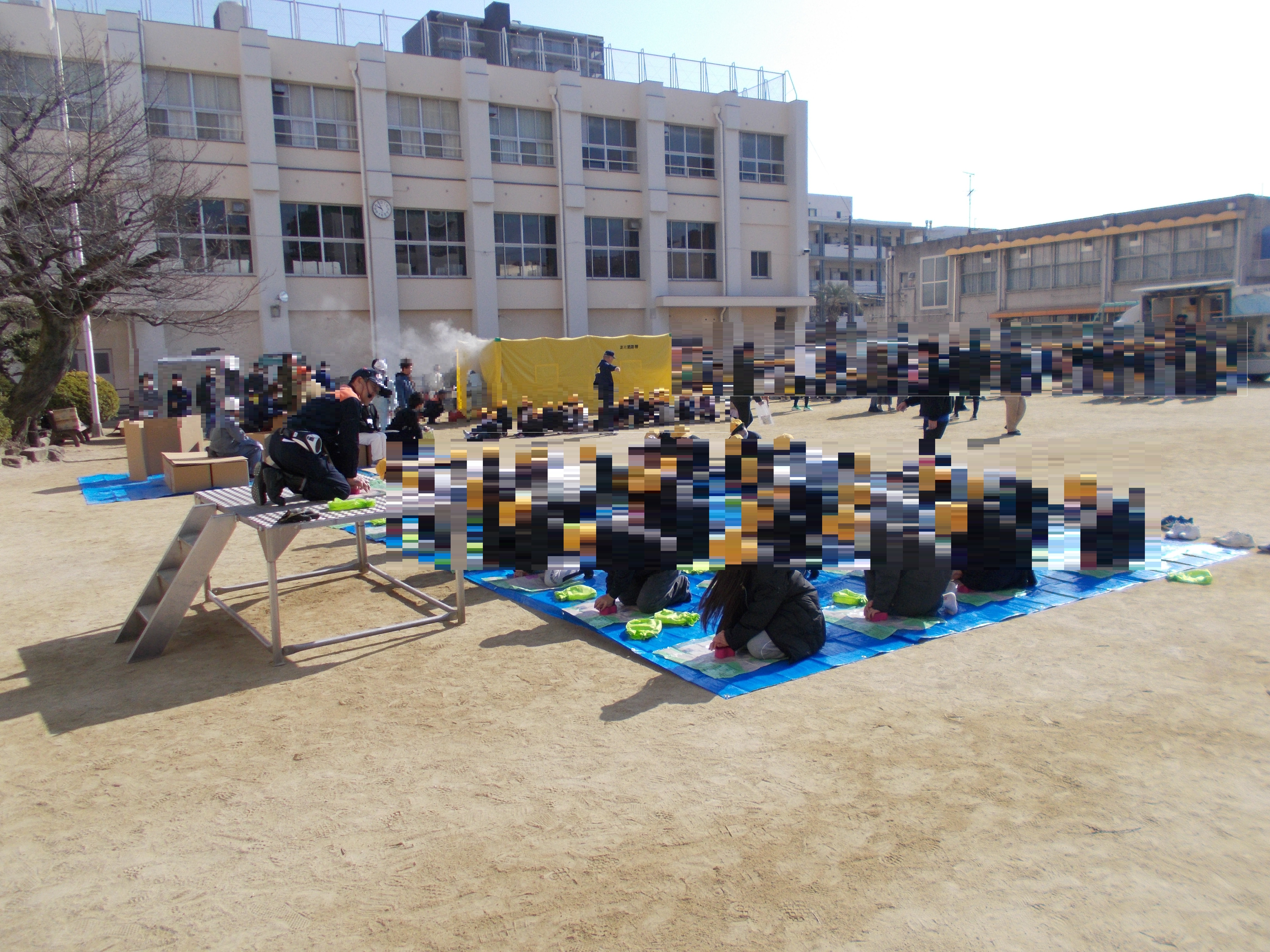 救急救命訓練の様子