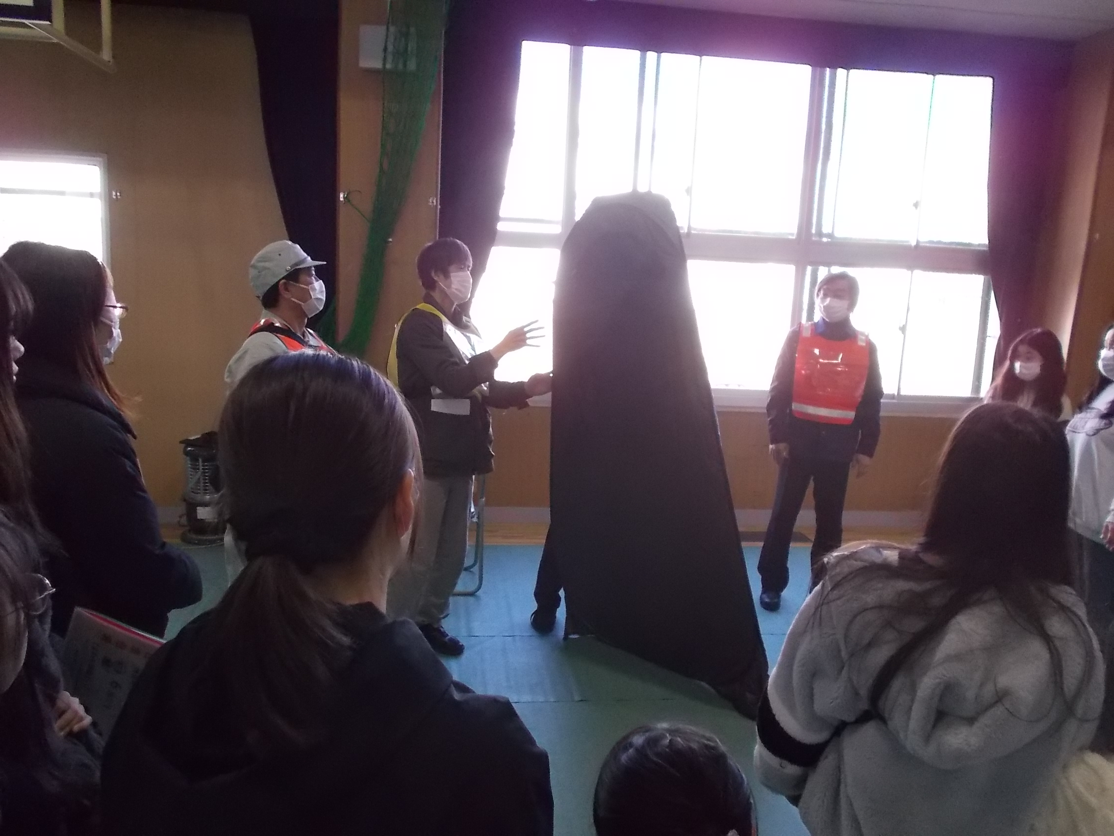 ワンタッチテントブースの様子